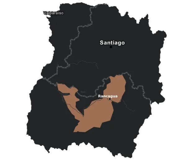 MAPA-VALLE-DE-CACHAPOAL-RUTA-DEL-VINO-CHILE mapa ruta del vino