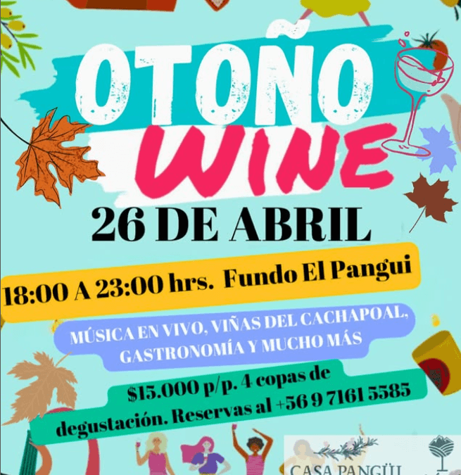 Otoño Wine 2025: Vino, sabor y música en el corazón del Cachapoal